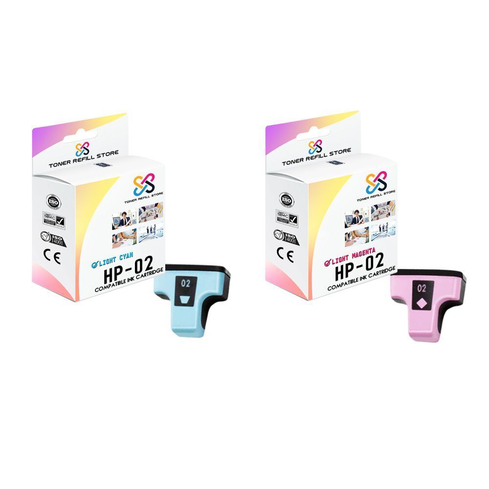 2PK TRS 02 Color HY Compatible for HP Photosmart 3110 3210 3210v Ink Cartridge