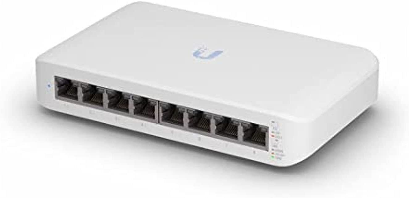 Ubiquiti USW-Lite-8-PoE | 8-Port Gigabit Switch with 4 PoE+ 802.3at Ports