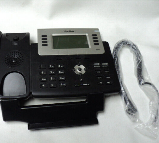 Yealink SIP-T27P IP Phone with Stand but No Handset Warranty PoE Tested