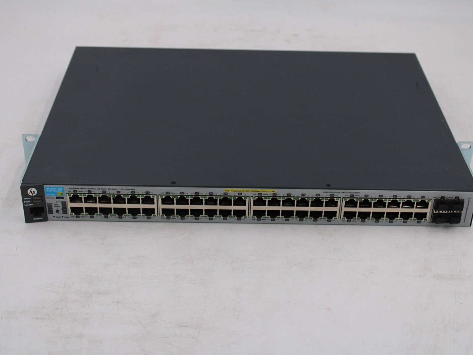 HP ProCurve 2530-48G-POE J9772A 48 Port Gigabit Ethernet Network Switch