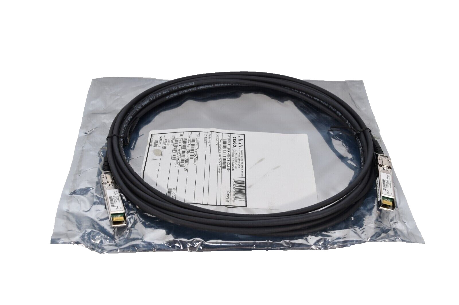 Genuine Cisco SFP-H10GB-CU5M 10BASE-CU SFP+ Cable 5 Meter