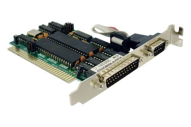 Brand New ISA 8-Bit Multi I/O Serial Card 9 Pin + 25 Pin (DB9 Male & DB25 Male)