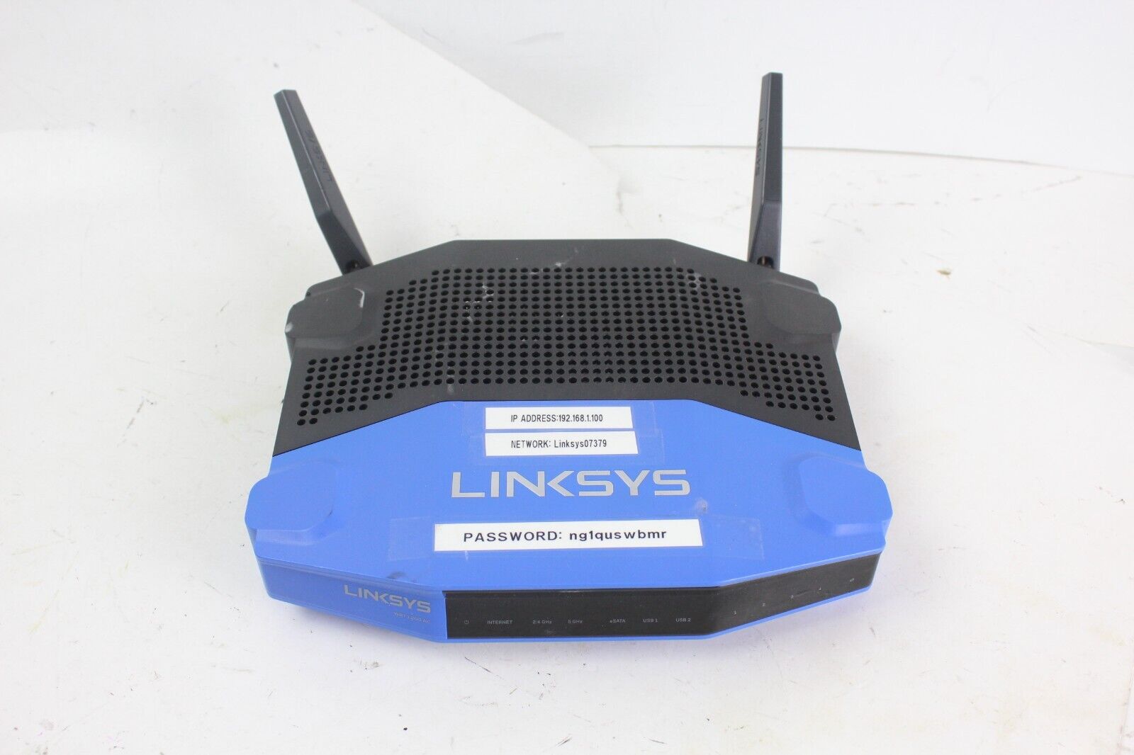 Linksys WRT1200AC 1200 Mbps 4-Port Gigabit Wireless AC Router NO POWER CABLE