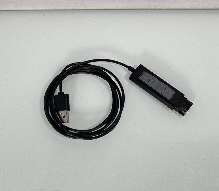 VoiceJoy u20 USB Quick Disconnect QD Cable Adapter w/ Mute & Volume, Plantronics