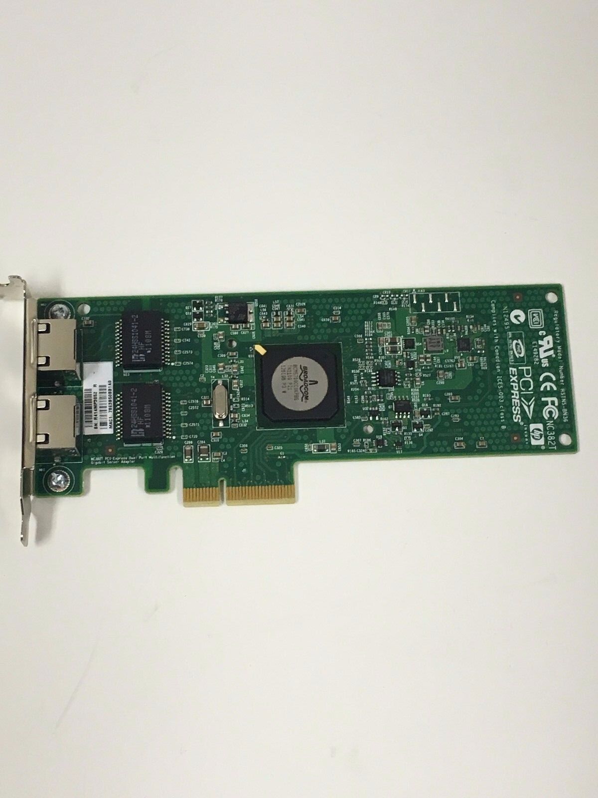 NC382T 458491-001 HP PCI-e Dual Port Gigabit Network Adapter Low Profile 