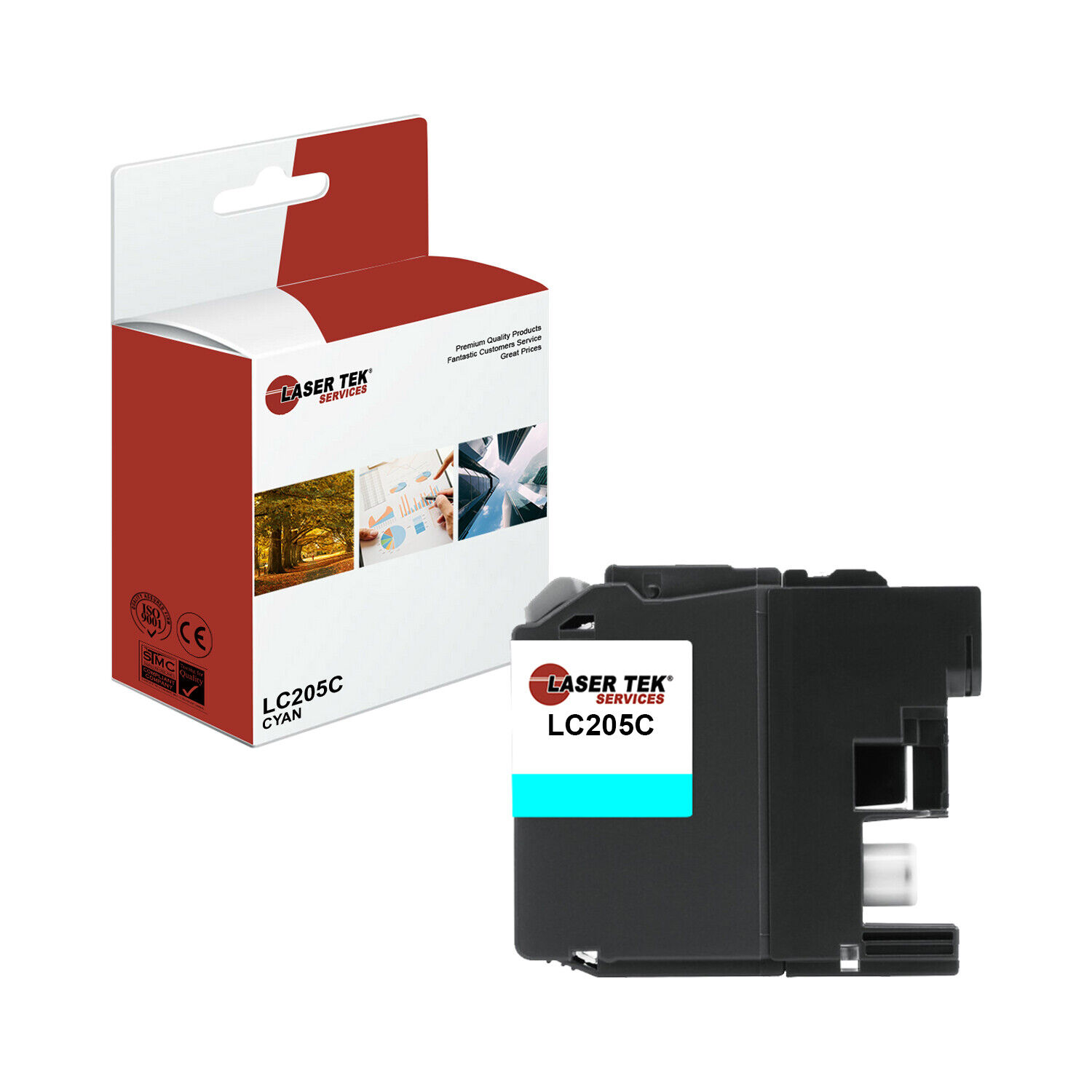 LTS LC-205 Cyan HY Compatible for Brother MFCJ4320DW J4420DW Ink Cartridge
