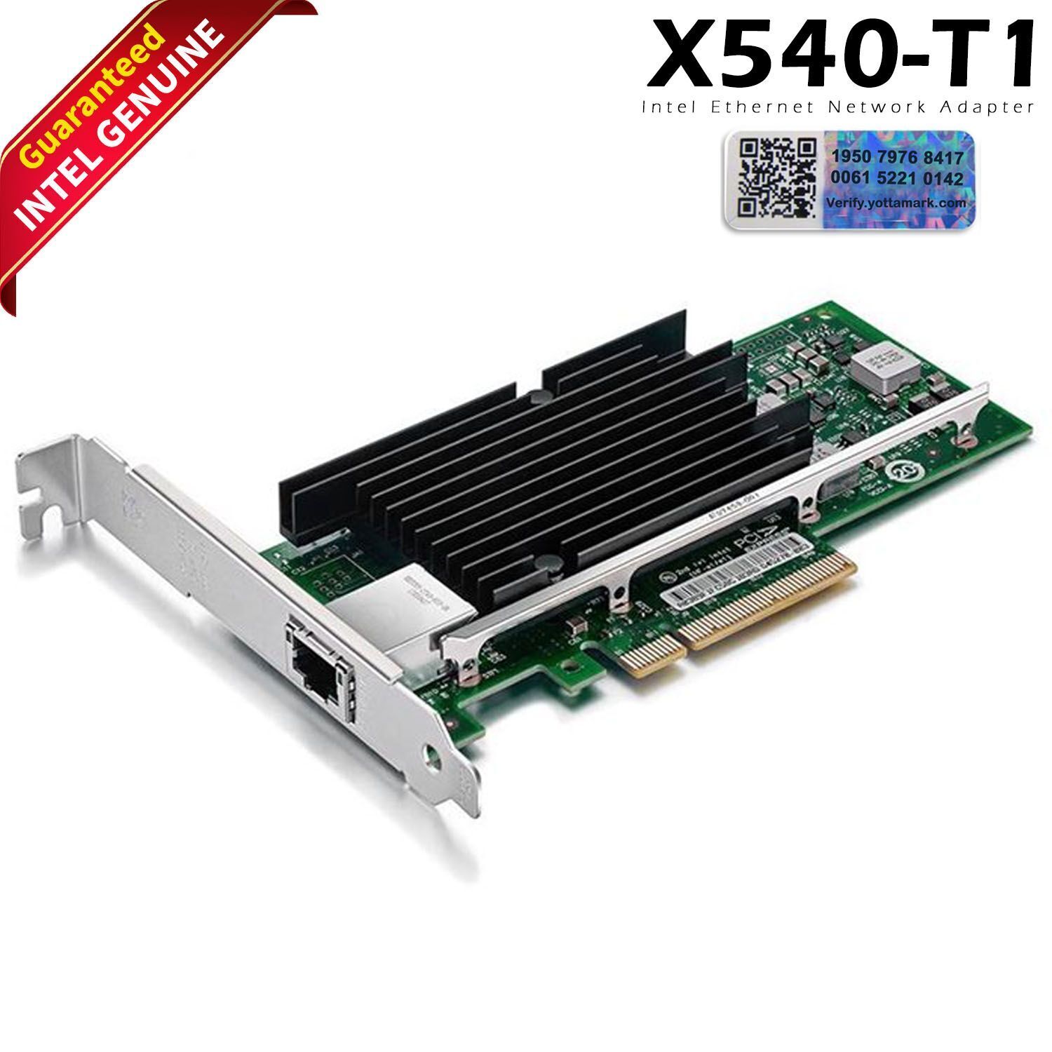 Intel X540-T1 X540T1BLK YOTTAMARK 1-Port Ethernet Converged Network Adapter