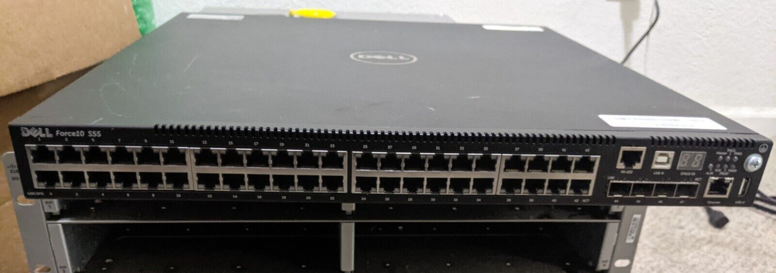 Dell Force10 S55T-AC 44-Port 4X SFP Managed Gigabit Switch