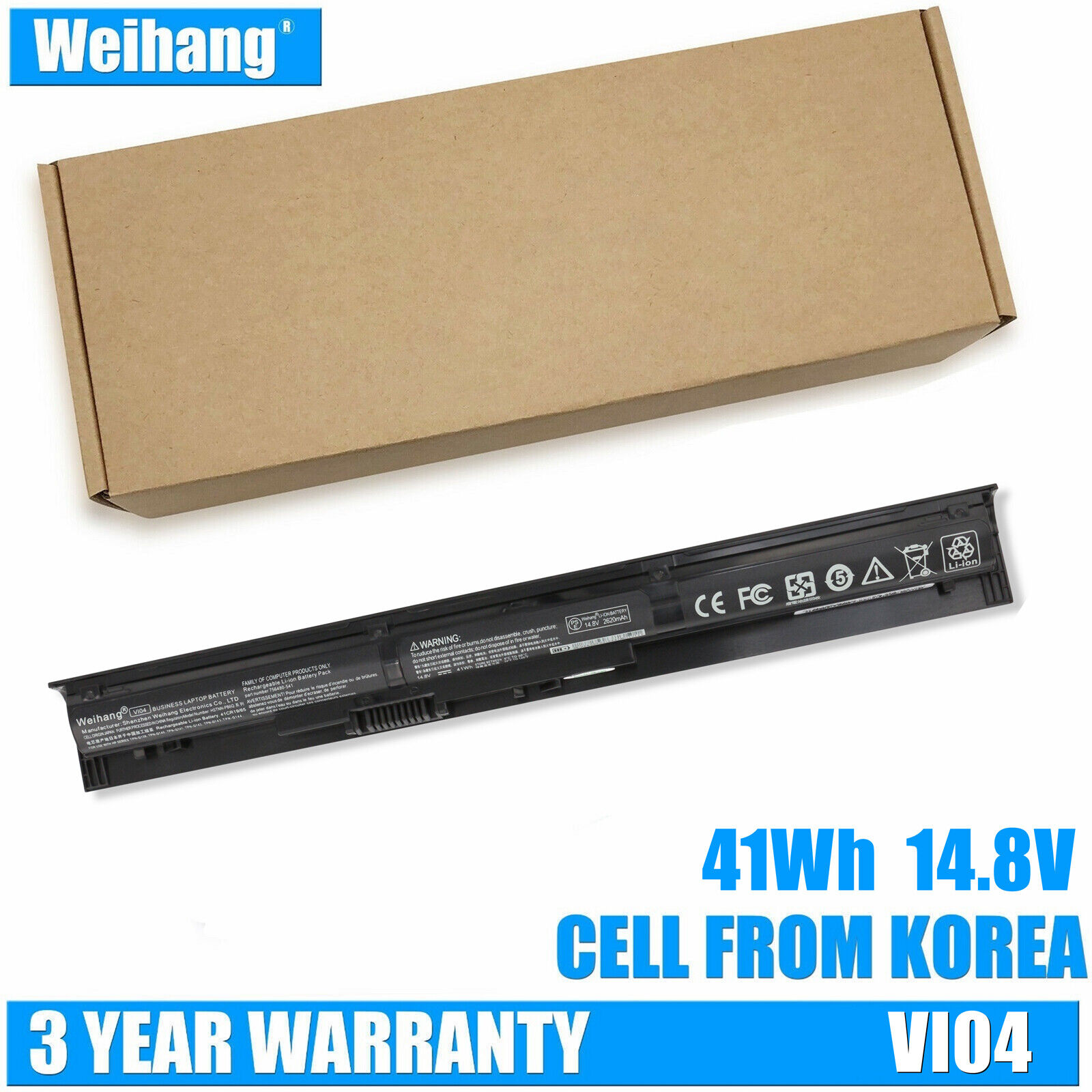 Genuine Weihang Battery VI04 V104 For HP ProBook 440 G2 756744-001 756479-421