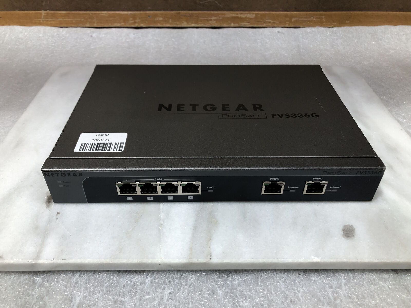 Netgear ProSafe FVS336G v2 4-Port Dual WAN Gigabit VPN Firewall No Adapter