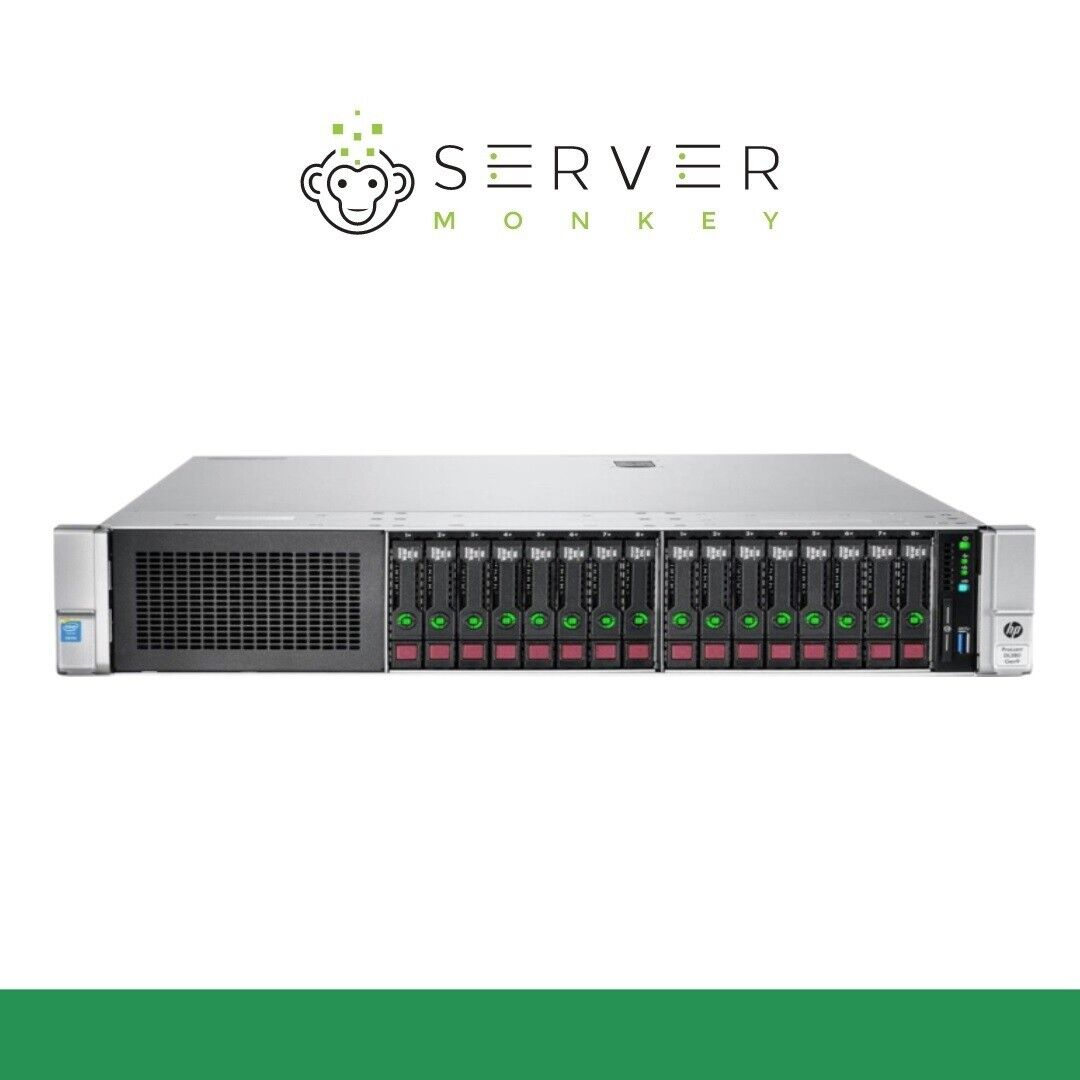 HP Proliant DL380 G9 Server | 2x Xeon E5-2680V3 | 64GB | P440AR | 4x 900GB HDD