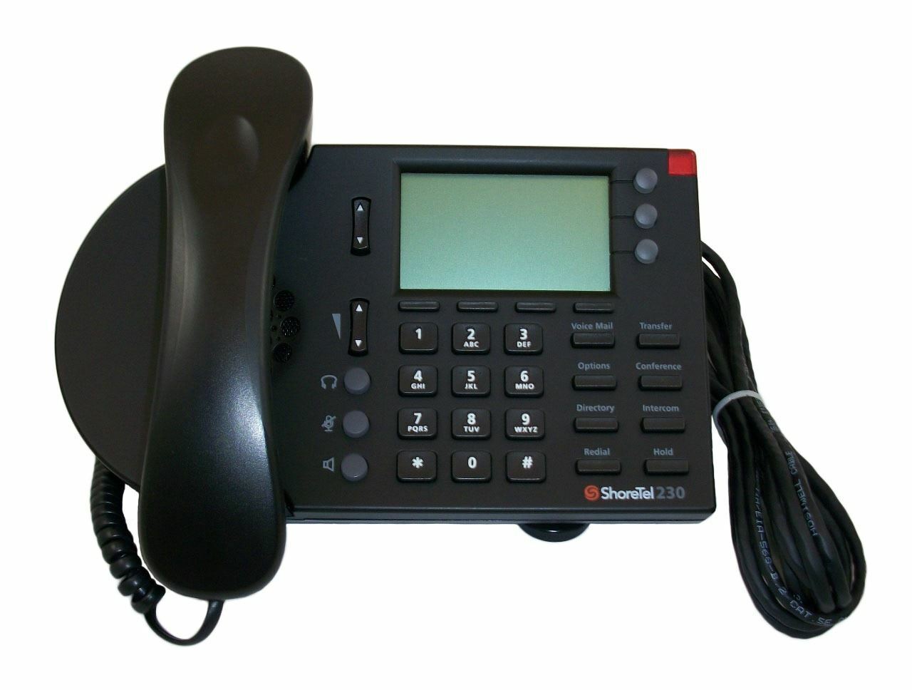 ShoreTel ShorePhone IP 230G 630-1044 Black Gigabit VoIP Phone