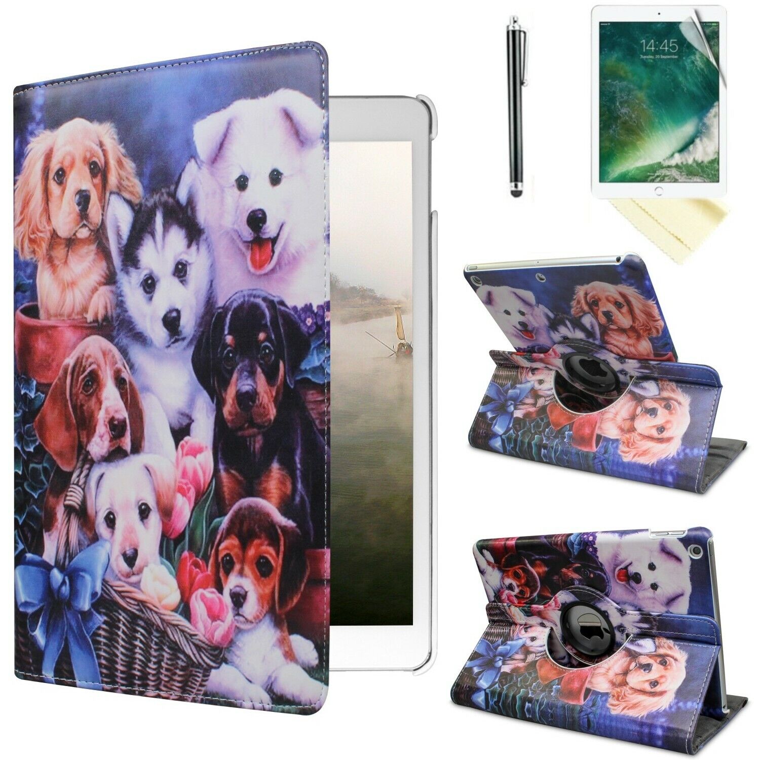 Dog / Cat  Designs  ipad case  For Apple  IPad 2 3 4 / Mini 1 2 3 / iPad Air1 