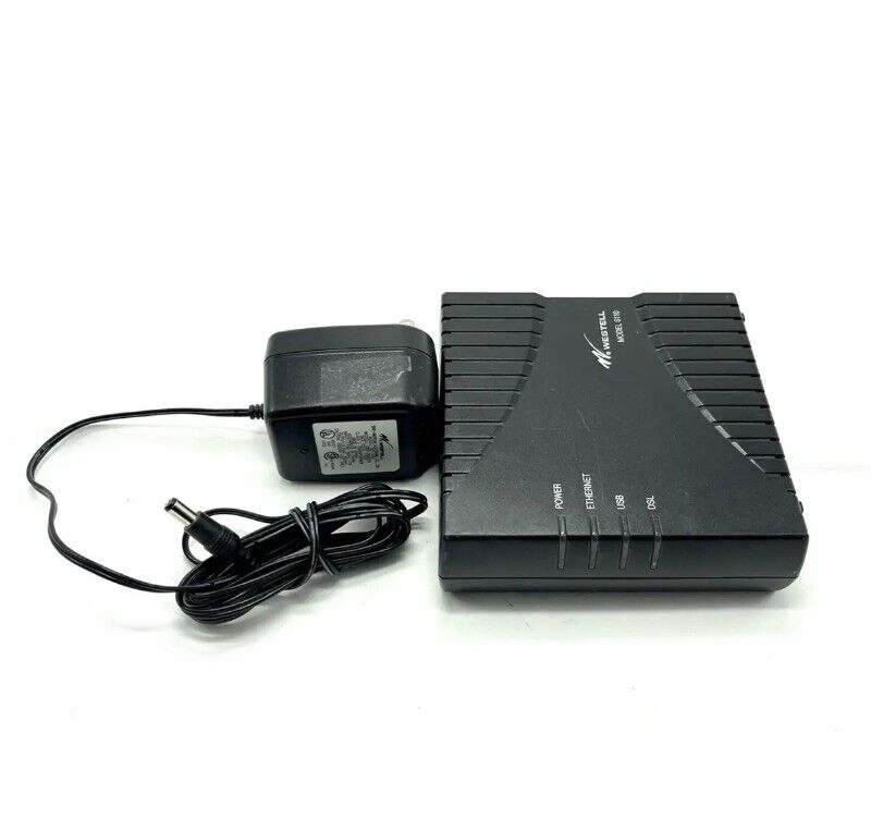 WESTELL Model 6100 DSL Modem Router . C90-610015-06 W/ Ethernet Cable