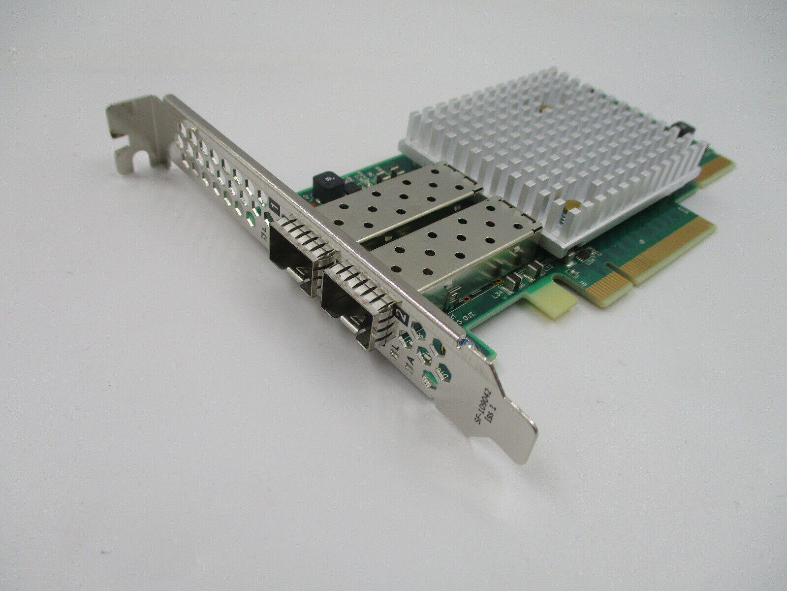 Genuine SolarFlare S7120 Dual Port High Profile PCIe Adapter P/N: SF432-1012