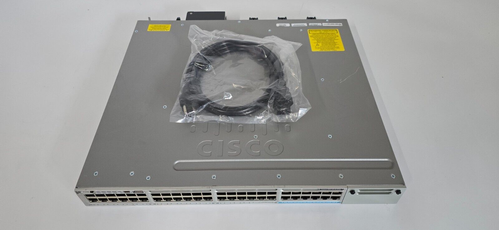 AS-IS Cisco WS-C3850-12X48U-E 48 Port Gigabit UPoE (12 mGig) SN FCW2225D1AN
