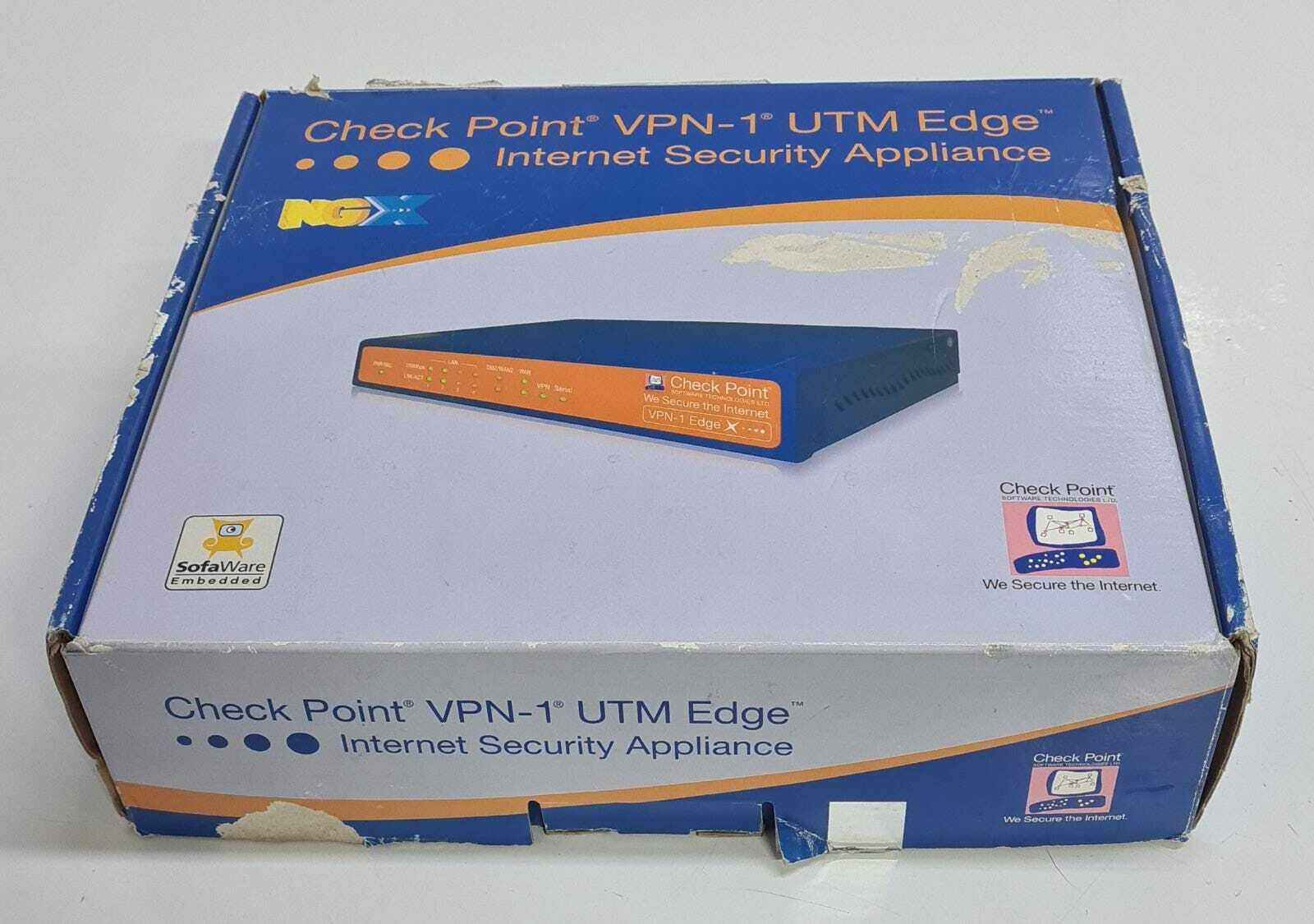 CheckPoint VPN-1 UTM Edge X Internet Security Appliance SBX-166LHGE-5
