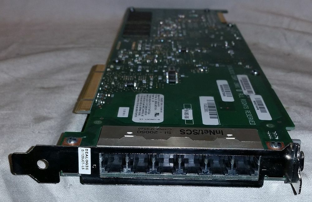 Dialogic NMS Natural Microsystems InNet/SCS SI-20050 B0327HP8 M0320 Card Used 