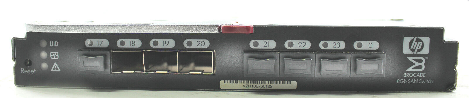 HP Brocade 8Gb SAN AJ820B 12-Ports-Ports Plug-in Module Switch Managed