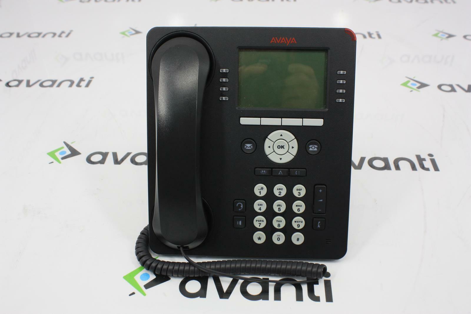 AVAYA 9608G 700505424 9608d03a-1009 ip pHONE WITH hANDSET AND STAND
