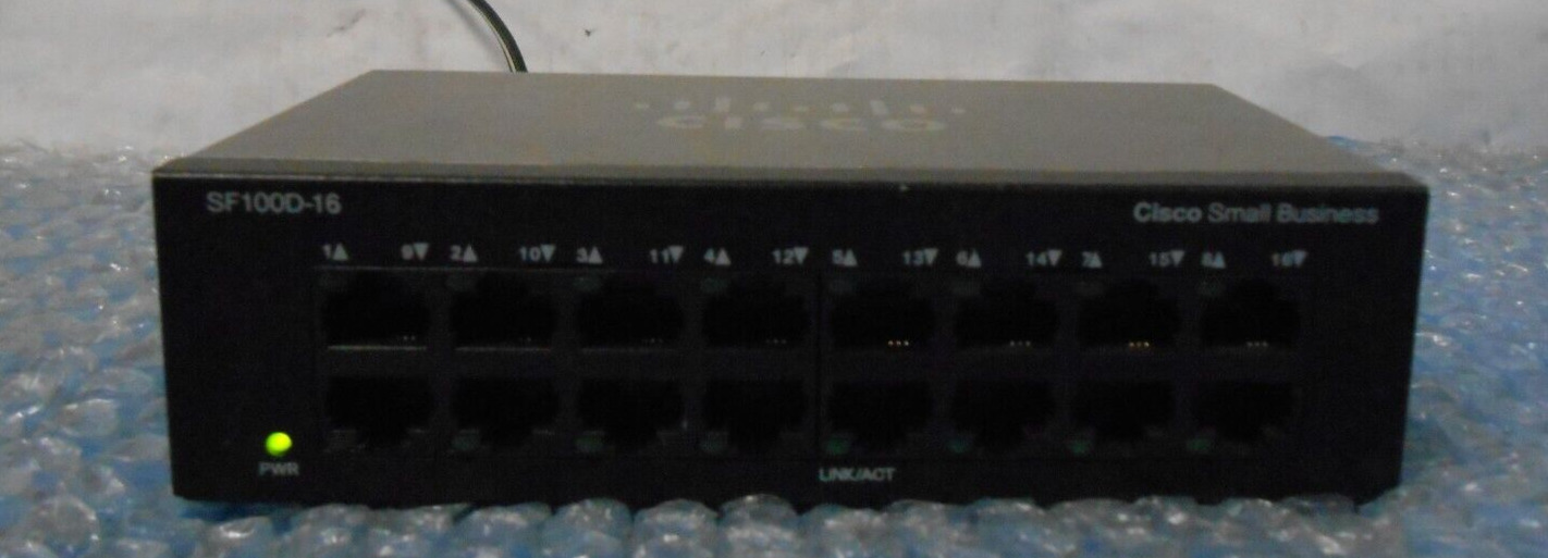 Cisco SF100D-16 v2 16-Port Desktop 10/100 Switch
