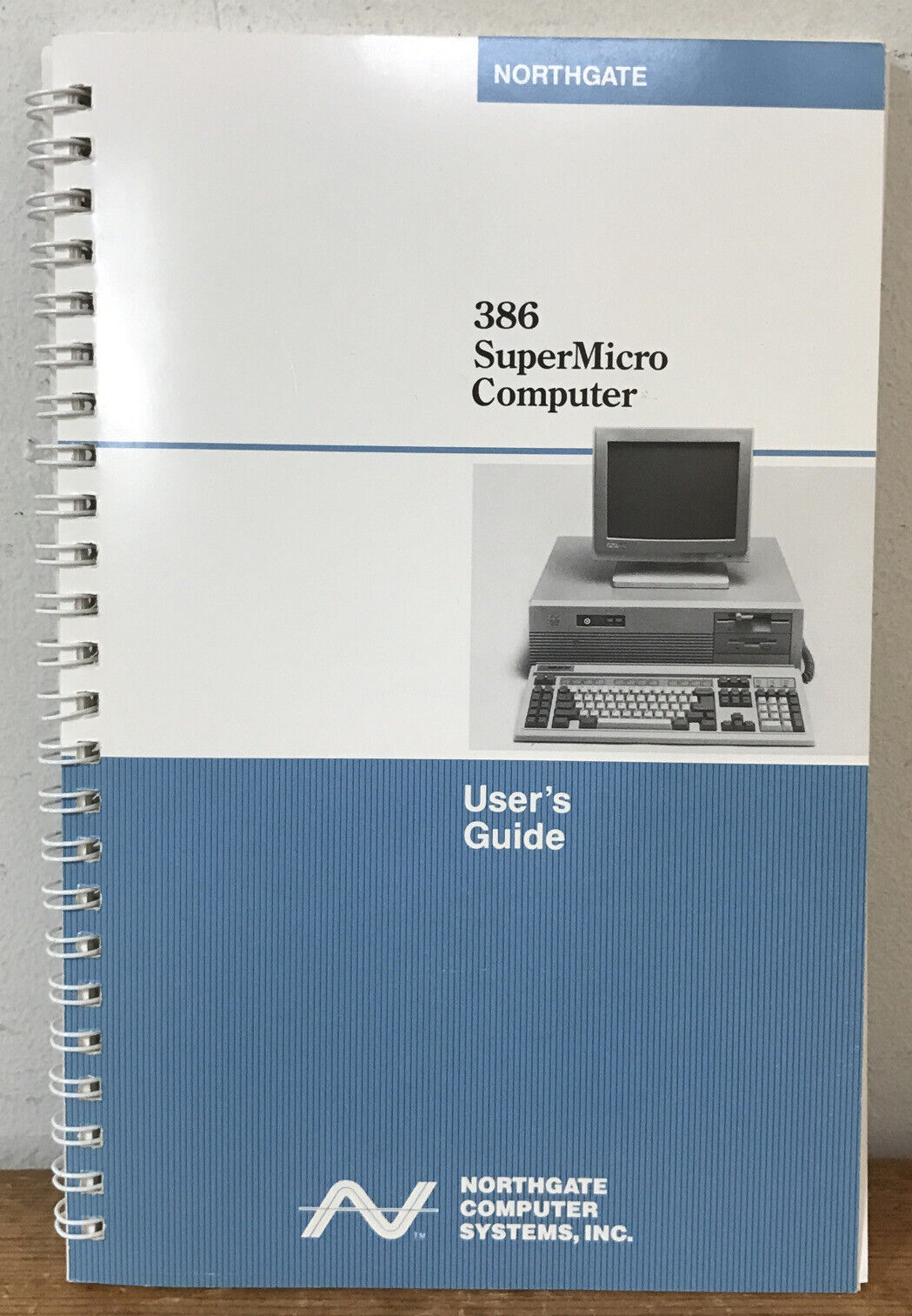Vtg 1989 Northgate Computer Systems Inc 386 SuperMicro Computer Users Manual