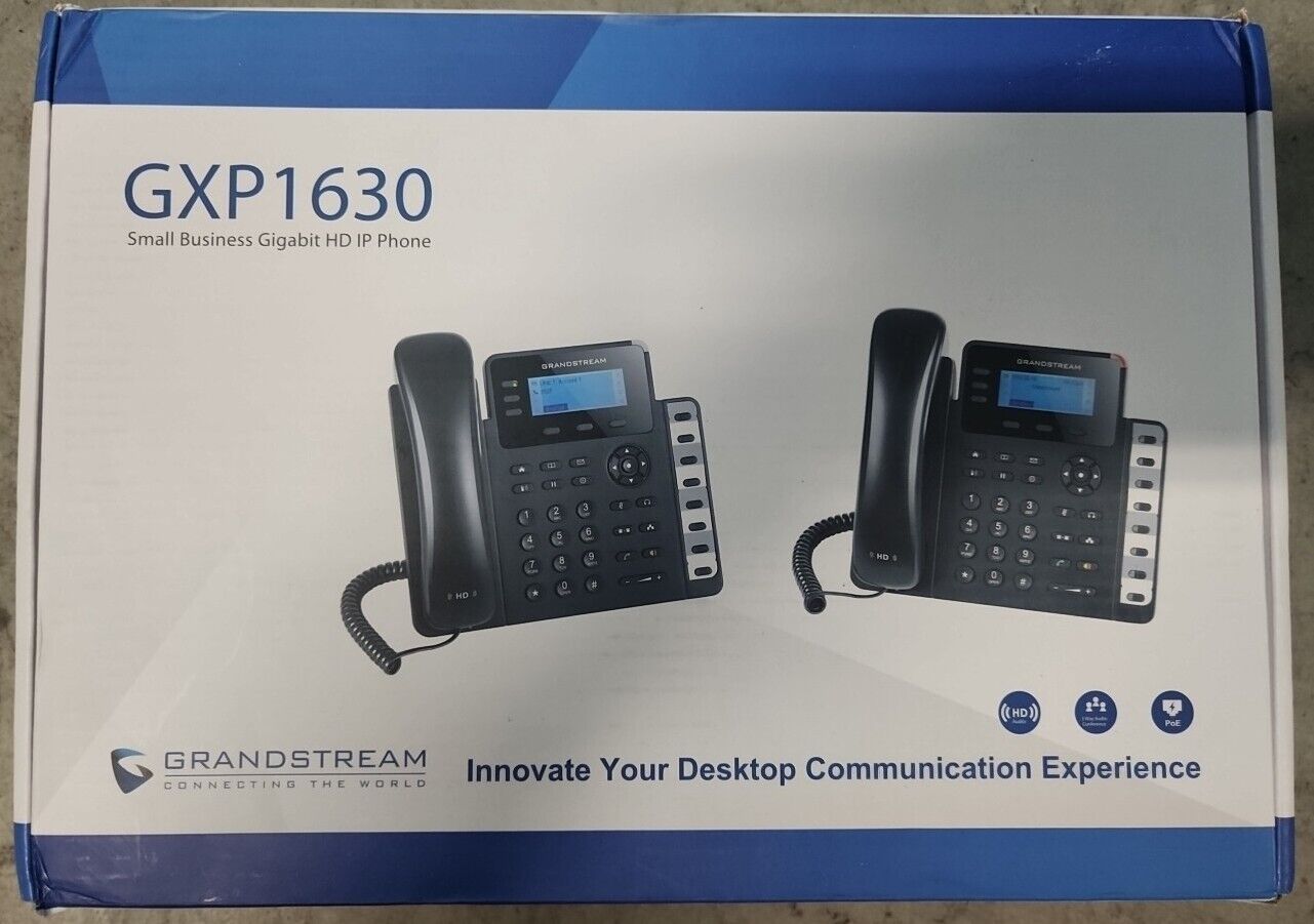 Grandstream Networks GXP1630 Small Business 3-line IP Phone