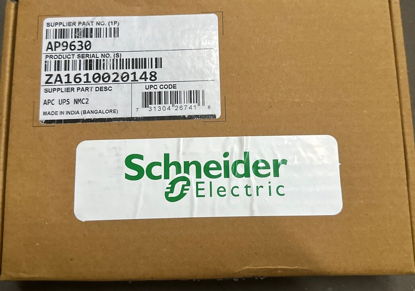 New Schneider APC UPS Network Management Card AP9630