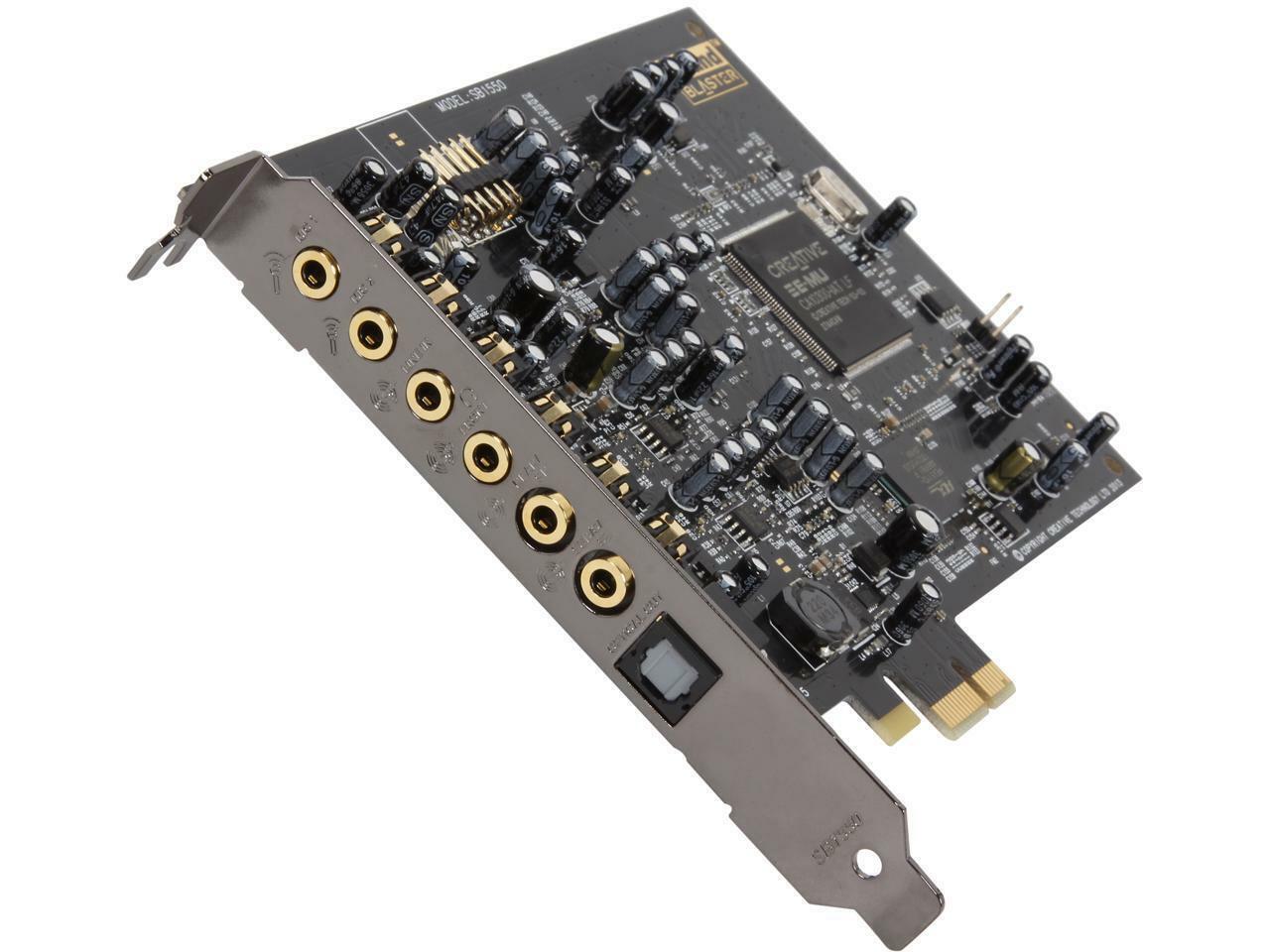 Creative Sound Blaster Audigy RX SB1550 7.1 Sound Card w/Headphone Amp