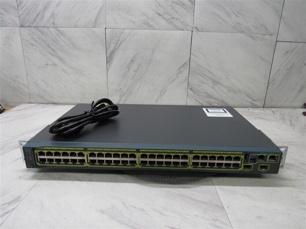 Cisco Catalyst 2960S 48-Port Gigabit Managed Switch WS-C2960S-48TS-S 