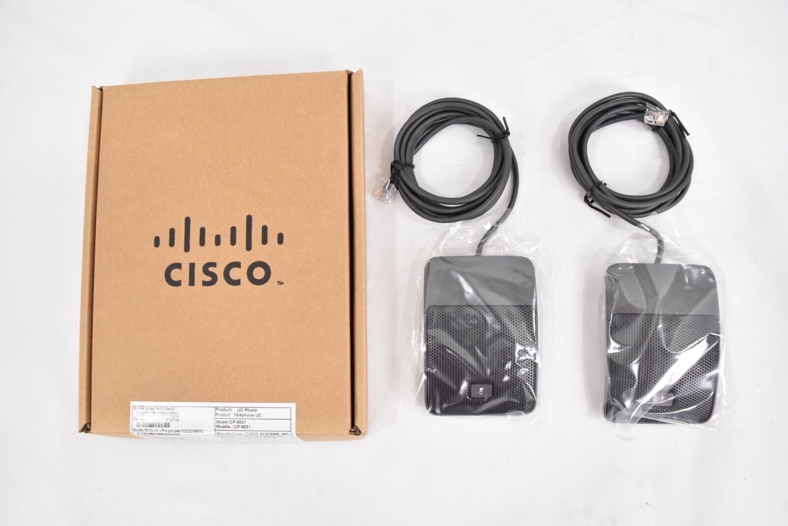 Cisco CP-8831 Wired Microphone Kit CP-MIC-WIRED-S 74-11134-01