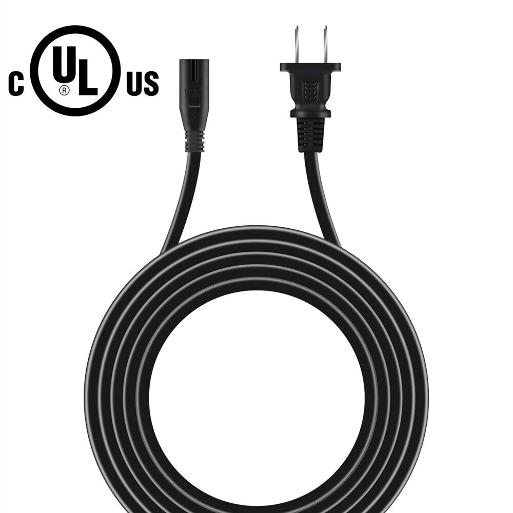 6ft UL AC Power Cord Cable For HP OfficeJet Pro 8034e AiO Printer 1L0J0A#B1H US