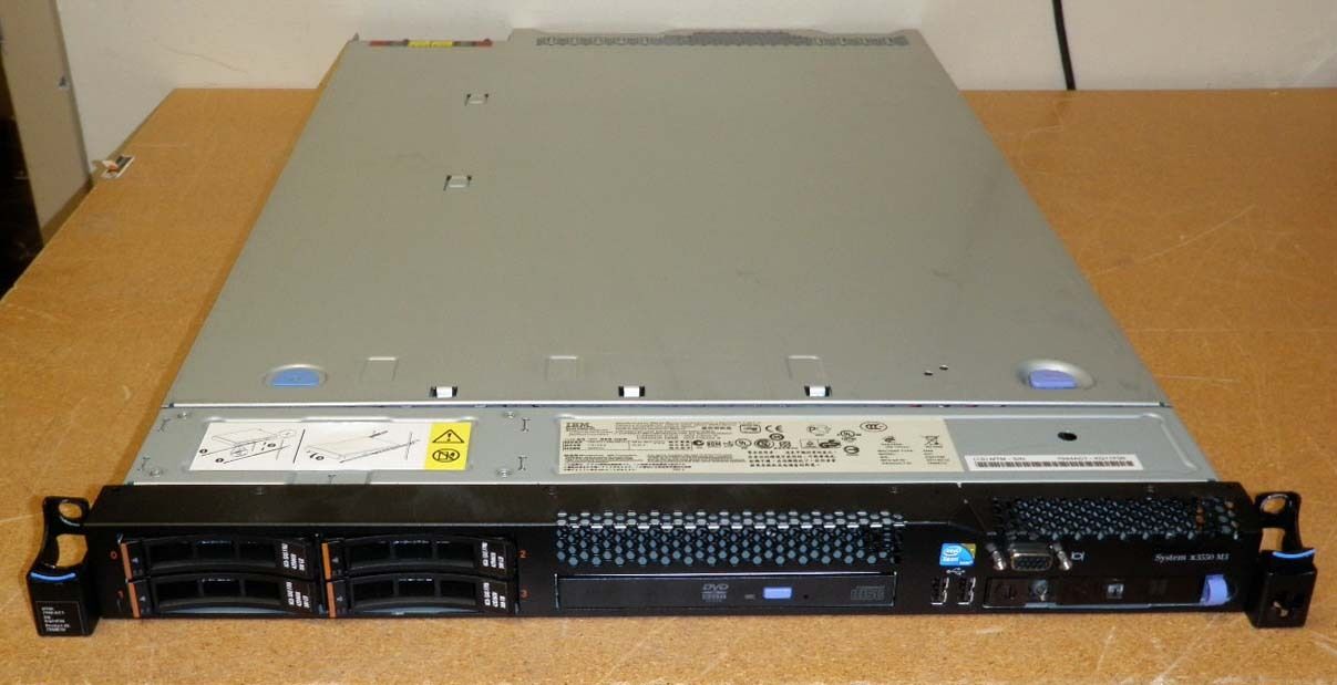 IBM System x3550 M3 Server-2x Intel Six Core Xeon 2.26GHz (L5640)-96GB-4x300GB