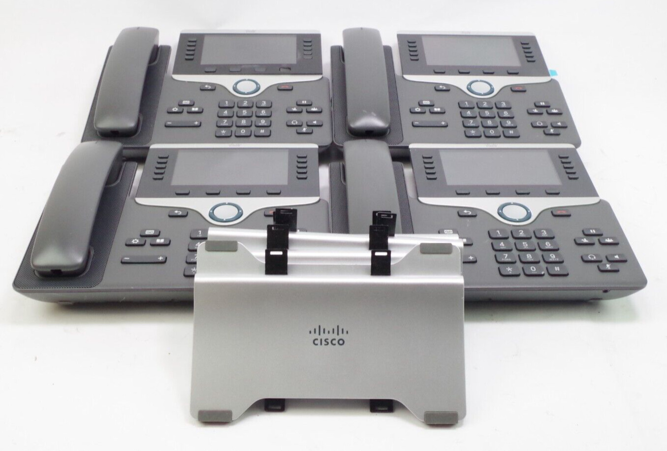 Lot of 24 Cisco 8811 Series VoIP Phones W/Handsets and Stands Only READ DESCRIP
