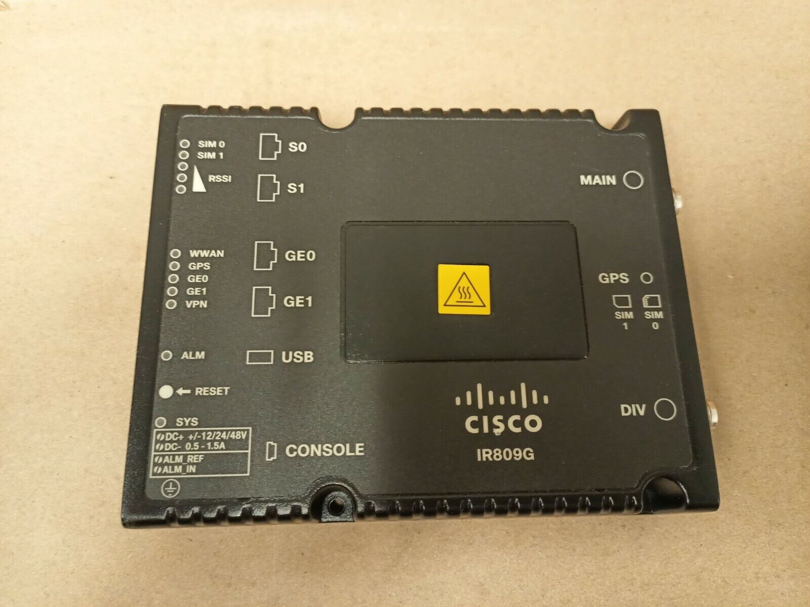 Cisco IR809G-LTE-VS-K9 VO2 Multimode 3G / 4G compact Rugged Router