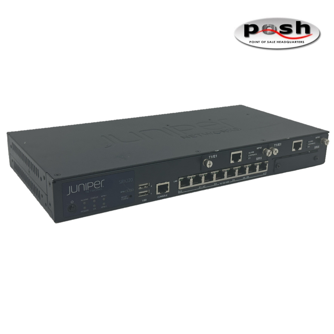 Juniper Networks SRX220 8-Port Gigabit Services Gateway Security Appliance
