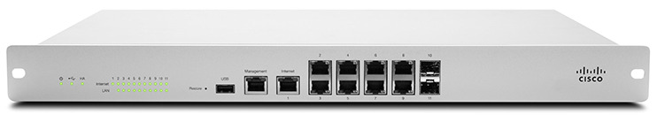 *NEW* MERAKI MX100-HW Router Security Appliance Firewall Cisco UNCLAIMED SFP GIG