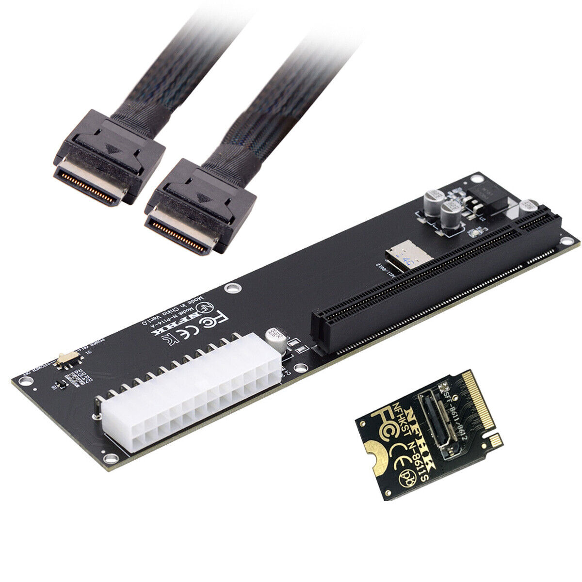 Chenyang PCI-E 3.0 M.2 M-key to Oculink SFF-8612 SFF-8611 Host Adapter for GPD