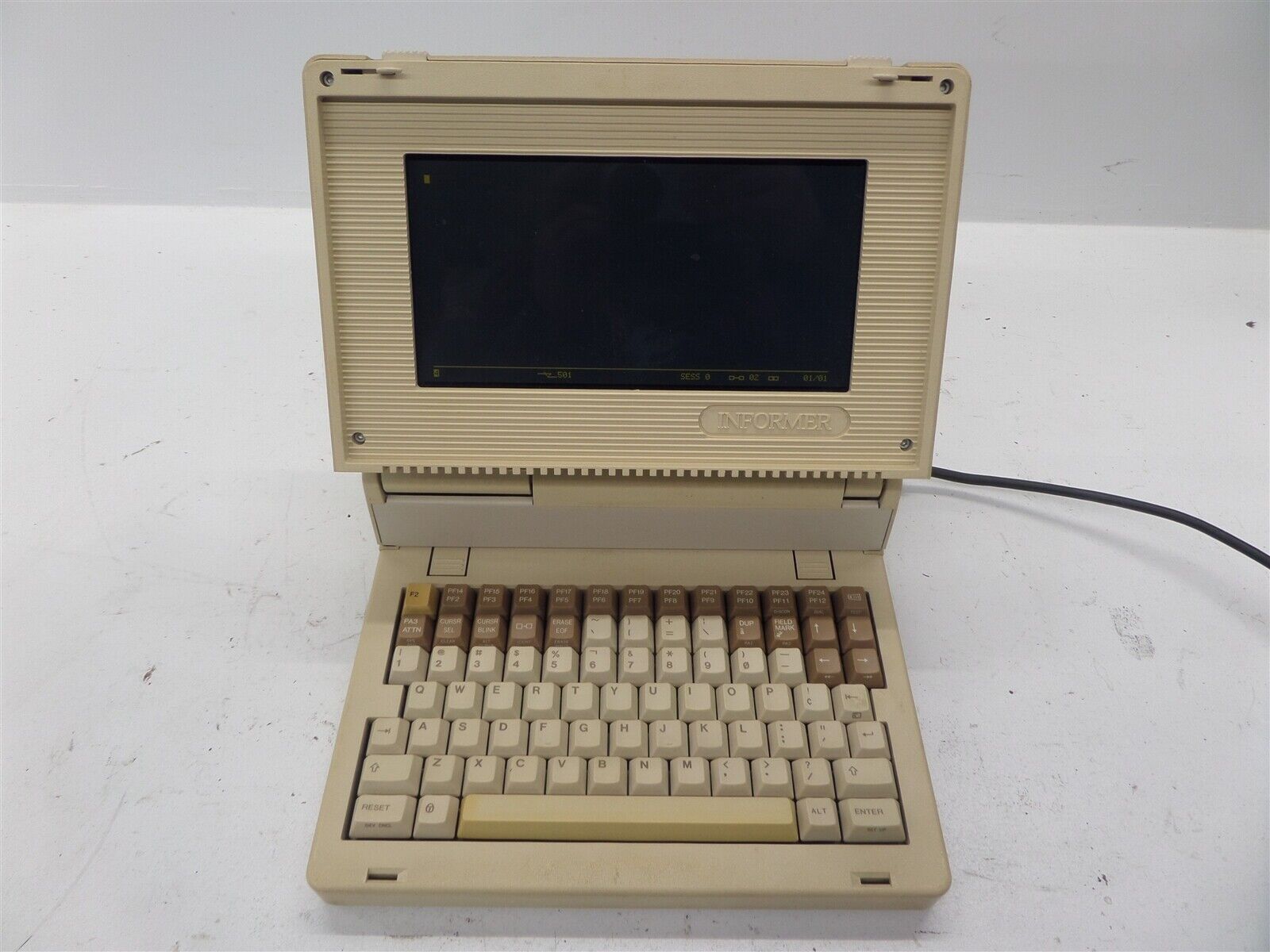 Vintage Informer 213-374-208B Portable Computer 213-03110-12 - Replaced Key