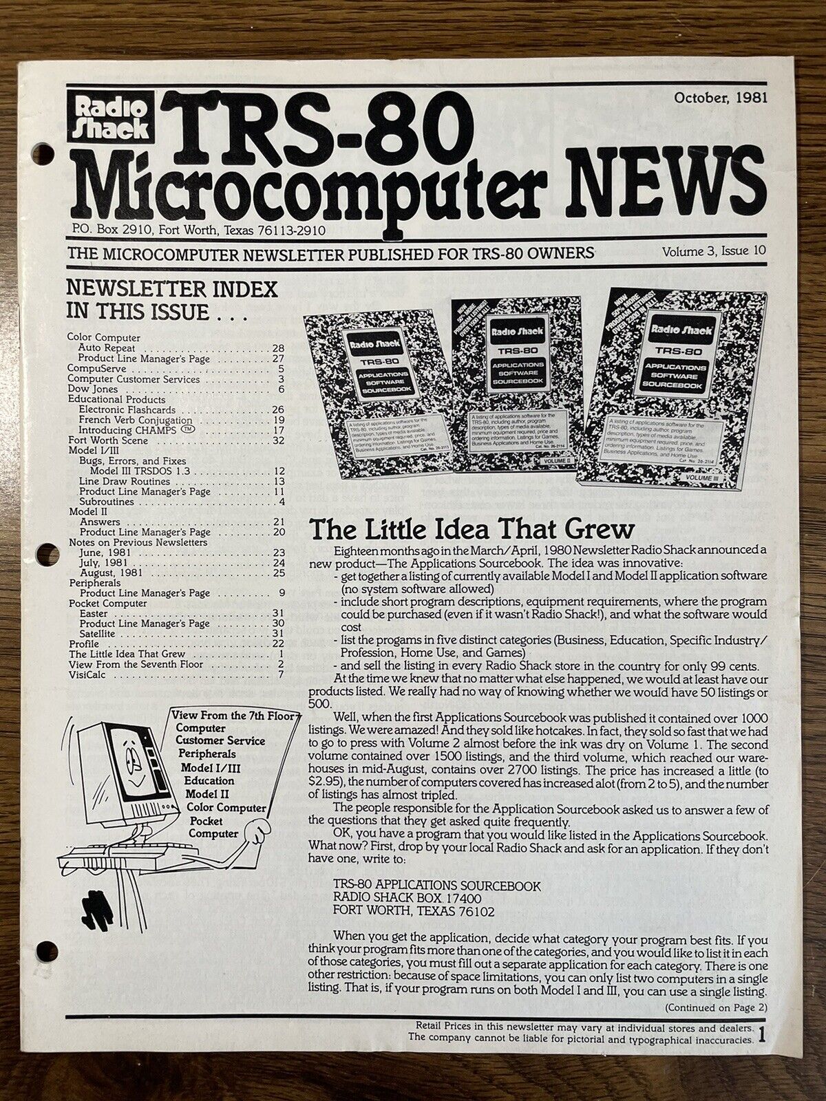 TRS-80 Microcomputer News October 1981