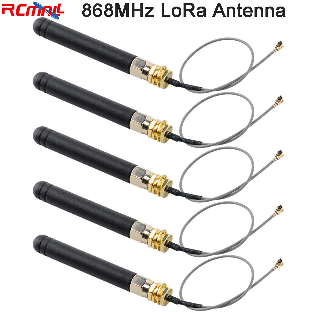 5pcs LoRa Antenna 868MHz U.FL IPEX to SMA Connector for ESP32 Lora OLED Board