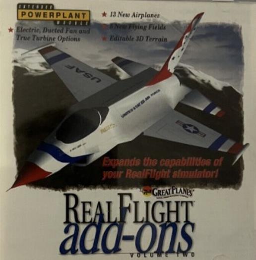 RealFlight Add-Ons Volume Two 2 PC CD realistic R/C flight simulator game extras
