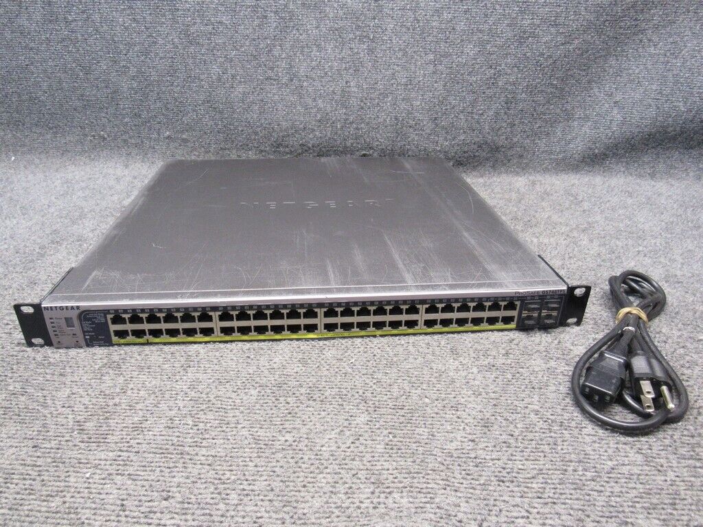 Netgear ProSafe GS748TPS 48-Port Rackmount Gigabit Ethernet Network Switch