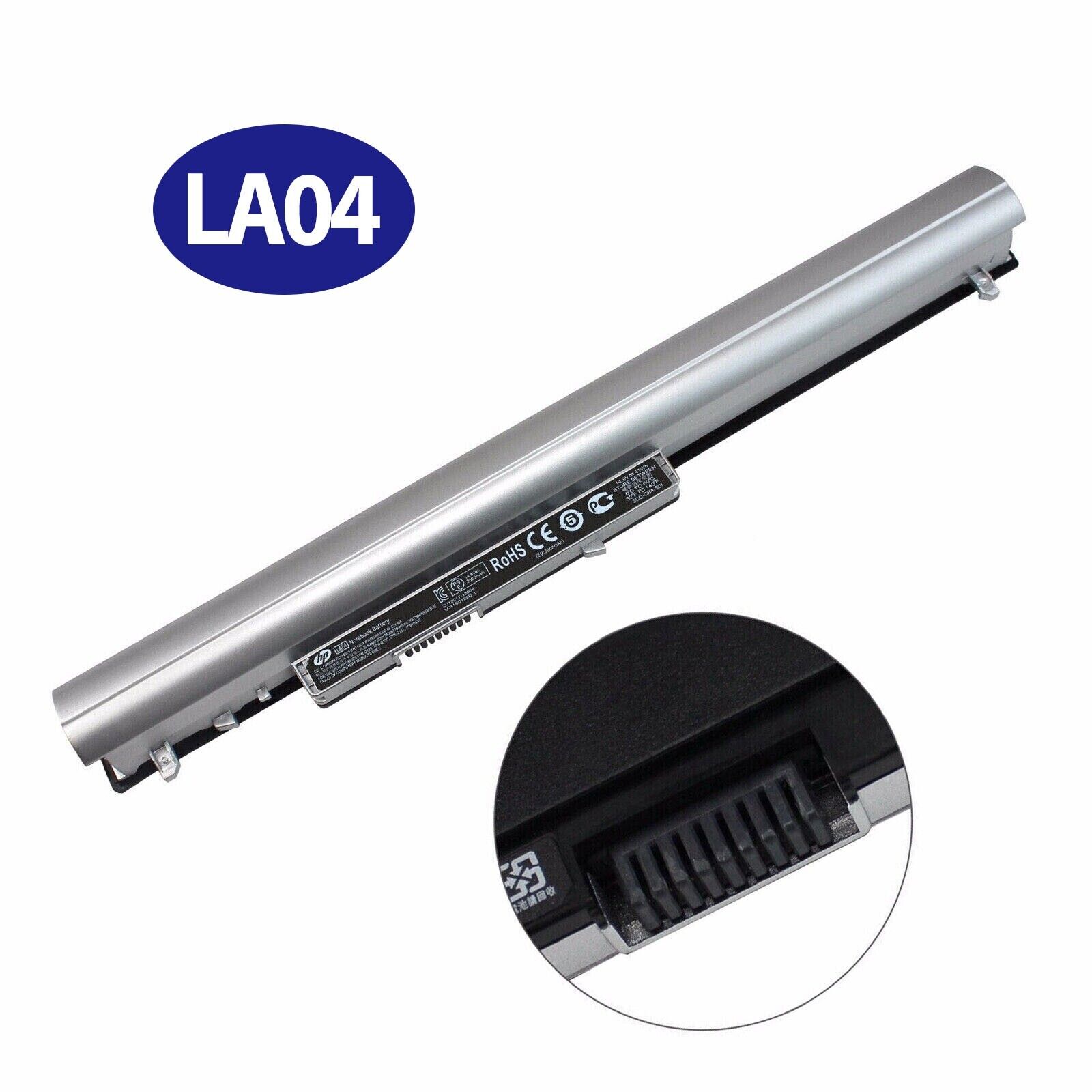Genuine LA04 Battery for HP 340 345 350 248 255 G1 TPN-Q129 TPN-Q130 728460- 001