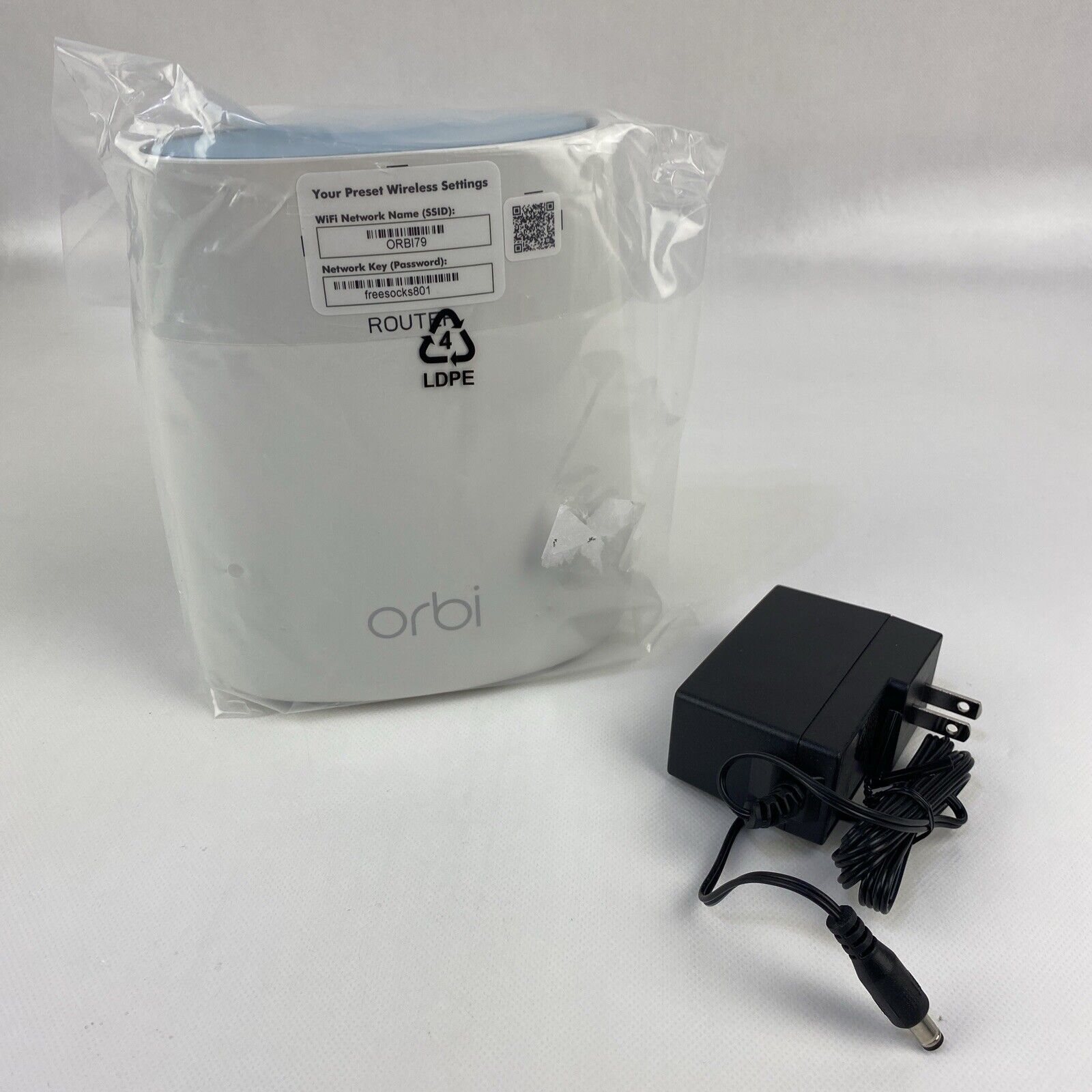 New Netgear Orbi RBR20 AC2200 Tri-band Wireless WiFi Router System  ~ No Box