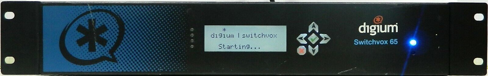 Digium Switchvox 65 AA65 VolP System, 2AS65001LF-C w/ rack ears