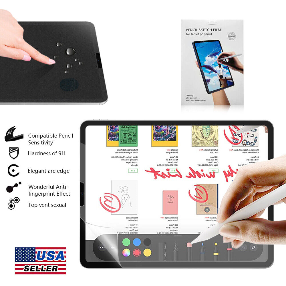 Like Paper Matte Screen Protector for iPad 9.7 10.2 iPad Pro 11 12.9 iPad Air
