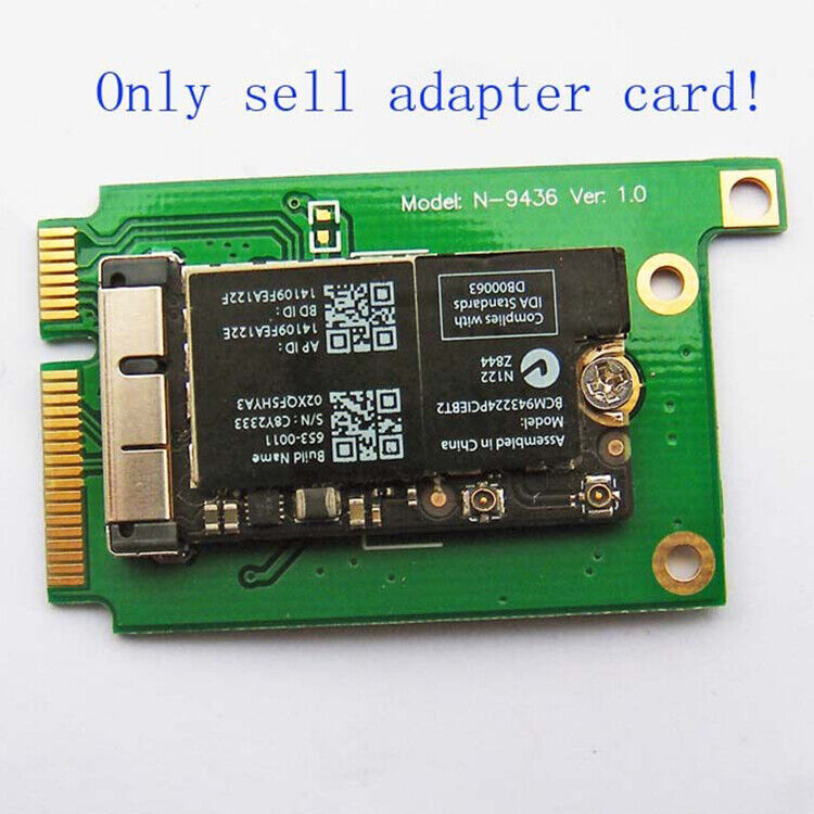 1PC Adapter Card For BCM94331CD/943224PCIEBT2/94360CD /94331CSAX Wireless Module
