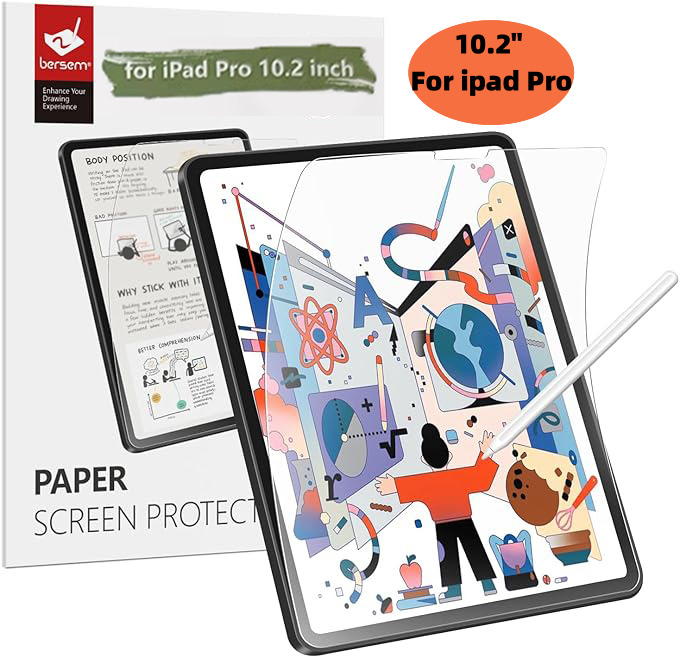 2Pack Like Paper Matte Screen Protector For iPad Pro 10.2\