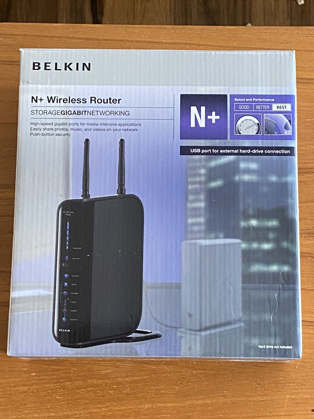 Belkin N+ Wireless Router - Used only a couple of months - Everything in box